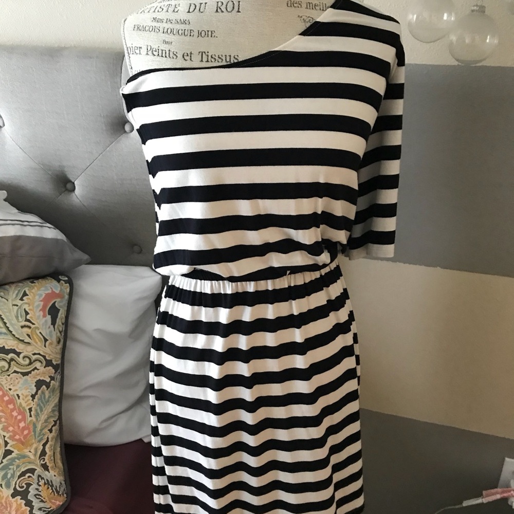 NWT Gianni bini one-shoulder dress Sz S